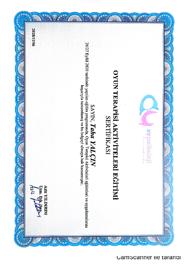 Dikkat Testleri Sertifikası